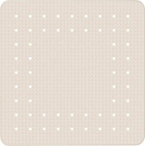 Wenko Kwadratowa, kauczukowa mata pod prysznic Mirasol Beige, 54x54 cm, z przyssawkami od spodu oraz z antypoślizgową strukturą, marka WENKO 6