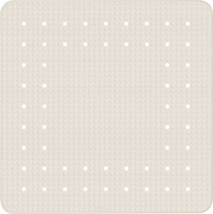 Wenko Kwadratowa, kauczukowa mata pod prysznic Mirasol Beige, 54x54 cm, z przyssawkami od spodu oraz z antypoślizgową strukturą, marka WENKO 8