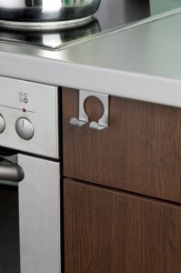 Russell Hobbs Podwójny haczyk kuchenny na ścierki, stal nierdzewna, WENKO 3
