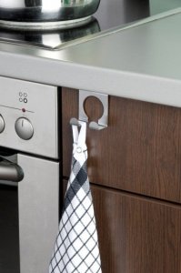 Russell Hobbs Podwójny haczyk kuchenny na ścierki, stal nierdzewna, WENKO 6