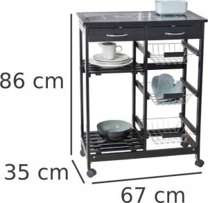 Beurer Wózek kuchenny BON APPETIT, wielofunkcyjny, WENKO 6