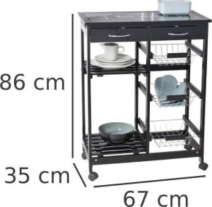 Beurer Wózek kuchenny BON APPETIT, wielofunkcyjny, WENKO 10
