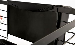 Wenko Ociekacz na naczynia DRIP, 36 x 30 cm, czarny, WENKO 14