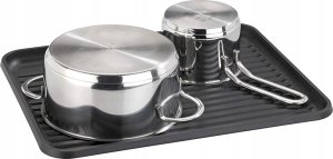 Wenko Ociekacz na naczynia DRIP, 36 x 30 cm, czarny, WENKO 4