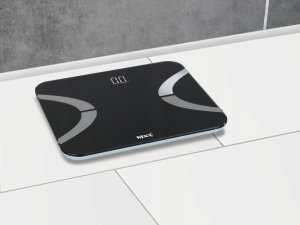 Waga łazienkowa Wenko Waga łazienkowa LED, 30 x 26 cm, czarna, WENKO 2