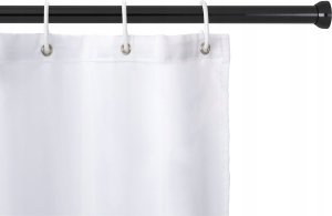 Wenko Teleskopowy drążek prysznicowy, 110 - 185 cm, czarny, WENKO 5