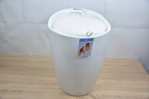 Kosz na pranie Wenko Kosz na pranie z siedziskiem CANDY, biały, 2w1, WENKO 4