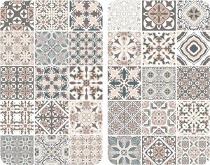 Kesper Szklane płyty na kuchenkę z mozaiką, WENKO 4