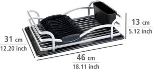 Wenko Suszarka do naczyń, 46,5 x 31,5 x 13 cm, aluminium, WENKO 6