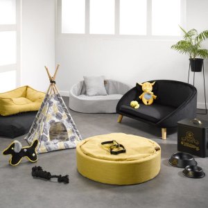 Homea Smycz dla psa COSY, 120 cm, żółta 2