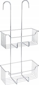 Wenko Półka pod prysznic MILO, dwupoziomowa, metalowa, WENKO 3