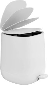 Kosz na śmieci Wenko Kosz łazienkowy na śmieci z pedałem DAVOS, biały mat, 5 L, Wenko 2