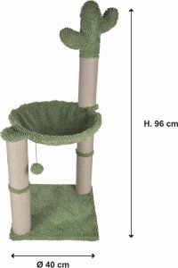 Homea Drapak dla kota w kształcie kaktusa, z hamakiem 8