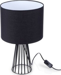 Home Styling Collection Lampa stołowa z czarnym abażurem, 30 cm 1