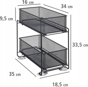 Zeller Koszyk kuchenny na żywność GIOMA, 2 poziomy, WENKO 6