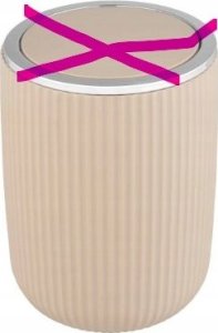 Kosz na pranie Wenko Kosz łazienkowy AGROPOLI z obrotową pokrywą, 2 L, WENKO 3