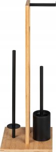 Wenko Stojak na papier toaletowy i szczotkę wc RIVALTA, 3w1, bambus, WENKO 5