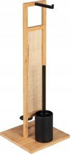 Wenko Stojak na papier toaletowy i szczotkę wc RIVALTA, 3w1, bambus, WENKO 8
