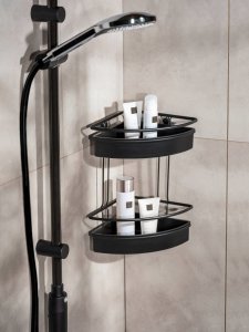 Wenko Narożna półka łazienkowa MOLINELLA, 2 poziomy, WENKO 2