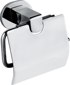 Wenko Uchwyt na papier toaletowy z klapką MARIBOR, montaż bez wiercenia UV-Loc 2