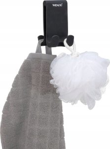 Wenko Podwójny silikonowy haczyk na kabinę prysznicową VERNA DUO, WENKO 3