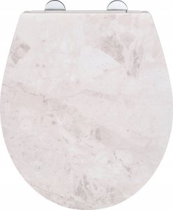 Deska bidetowa Wenko Deska sedesowa MARBLE, Duroplast, WENKO 1