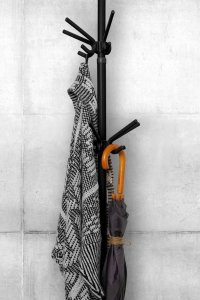 Wenko Potrójny haczyk na ubrania, płaszcze HERKULES, czarny, 2 sztuki, WENKO 5