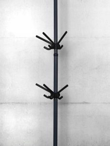 Wenko Potrójny haczyk na ubrania, płaszcze HERKULES, czarny, 2 sztuki, WENKO 6