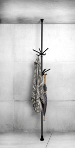 Wenko Potrójny haczyk na ubrania, płaszcze HERKULES, czarny, 2 sztuki, WENKO 7