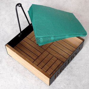 Home Styling Collection Serwetnik Bistro, 18 x 18 cm 4