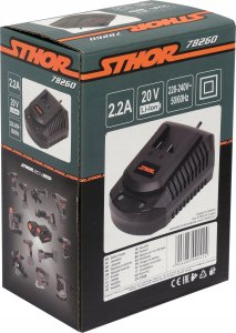 Toya STHOR ŁADOWARKA 20V 2A CZAS ŁADOWANIA 2Ah=60MIN 6
