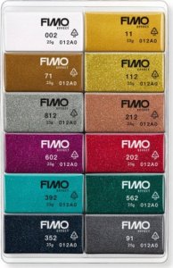 Fimo Mod.masse Effect Sparkle zestaw 12 Glitter retail 2
