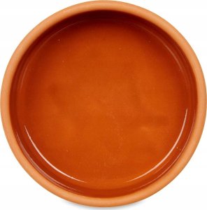 Mastrad Naczynie gliniane, miska ze szkliwionym wnętrzem, zielone 2