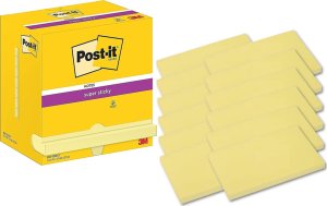 Post-it Karteczki Post-it Super Sticky 76x127mm (655-12SSCY) żółte (12x90) 1