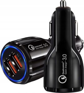 Ładowarka Vega LITTE ŁADOWARKA SAMOCHODOWA 2 X USB CZARNA 2XUSB 20W A45> 1