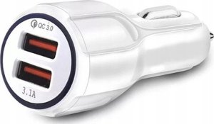 Ładowarka Vega LITTE ŁADOWARKA SAMOCHODOWA 2 X USB BIAŁA  2XUSB 20W> 2