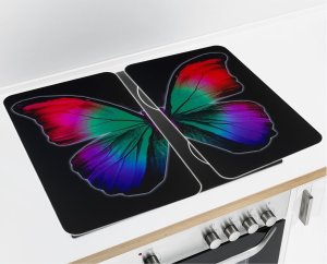 Wenko Szklane płyty ochronne BUTTERFLY BY NIGHT - 2 sztuki, WENKO 2