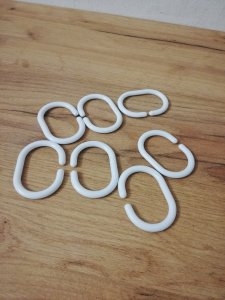 Dymo Zasłona prysznicowa, PEVA, kolor biały, 120x200 cm, WENKO 4