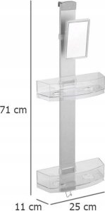 Wenko Półka łazienkowa CADDY Premium - regał pod prysznic, WENKO 10