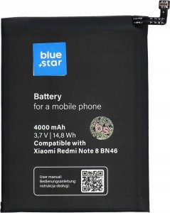 Bateria Xiaomi BLUE STAR bateria do XIAOMI REDMI NOTE 8 / NOTE 8T / REDMI 7 (BN46) 4000 mAh 2