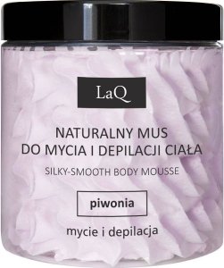 LaQ LaQ Naturalny mus do mycia i depilacji ciała Piwonia 250ml 1