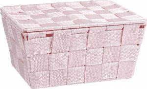 Wenko Organizer z pokrywką ADRIA PINK, pojemnik łazienkowy, WENKO 6