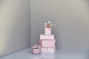Wenko Organizer z pokrywką ADRIA PINK, pojemnik łazienkowy, WENKO 7