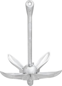 vidaXL vidaXL Składana kotwa, srebrna, 8 kg, żeliwo ciągliwe 3