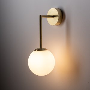 Kinkiet Nowodvorski Nowodvorski Agave 10526 kinkiet lampa ścienna IP44 1x10W G9 mosiądz/biały 8