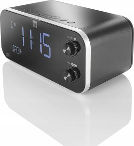 Radiobudzik Dual Dual DAB CR 30 Radiowecker schwarz 1