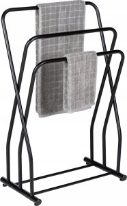 Wenko Wieszak na ręczniki z 3 drążkami, czarna stal lakierowana, GRANELLI, WENKO 2