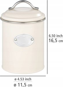 Wenko Pojemnik do przechowywania sypkich produktów, Nero, WENKO 4