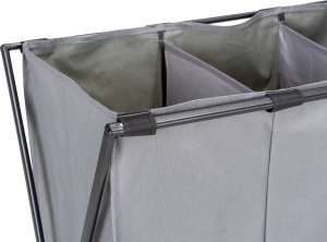 Kosz na pranie Kesper Kosz na pranie z trzema przegródkami, Trio, WENKO 3