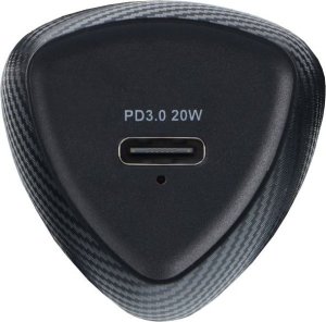 Ładowarka ForCell FORCELL F-ENERGY Carbon CC50-1C ładowarka samochodowa Typ C + kabel Typ C do Lightning PD 3A 20W czarna 3